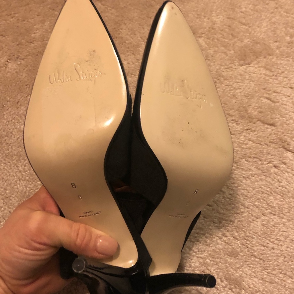 Designer black pumps - Picture 3 of 3